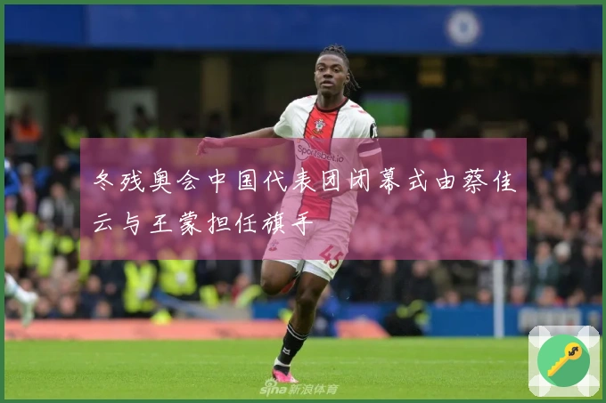 冬残奥会中国代表团闭幕式由蔡佳云与王蒙担任旗手